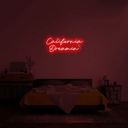 California Dreamin Neon Sign