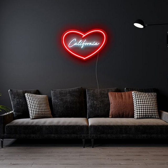 California Love LED Neon Sign for Bar light up sign