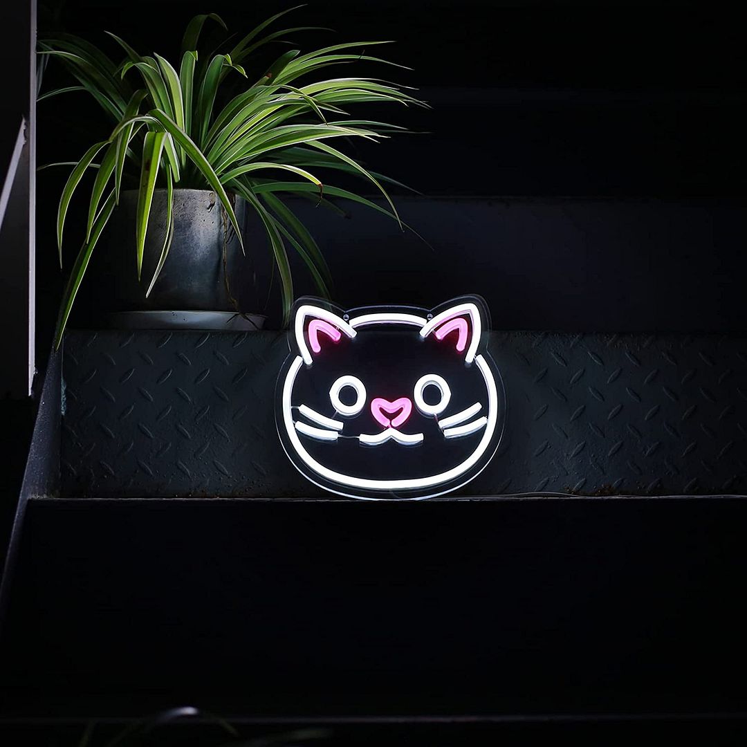 Cat Face Neon Sign