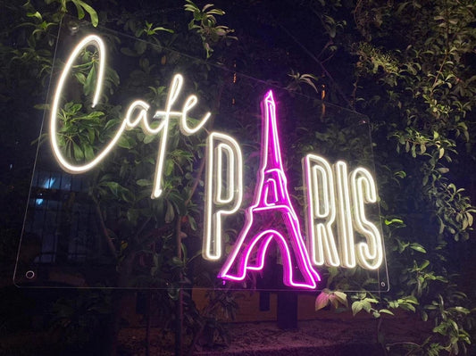 Cafe Paris Neon Sign