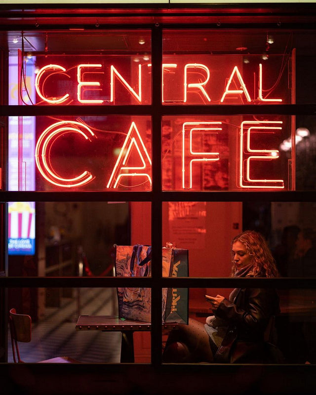 Central Cafe LED Neon Sign for Bar light up sign