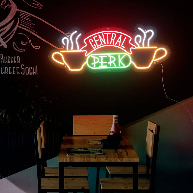 Central Perk Cafe LED Neon Sign for Bar light up sign
