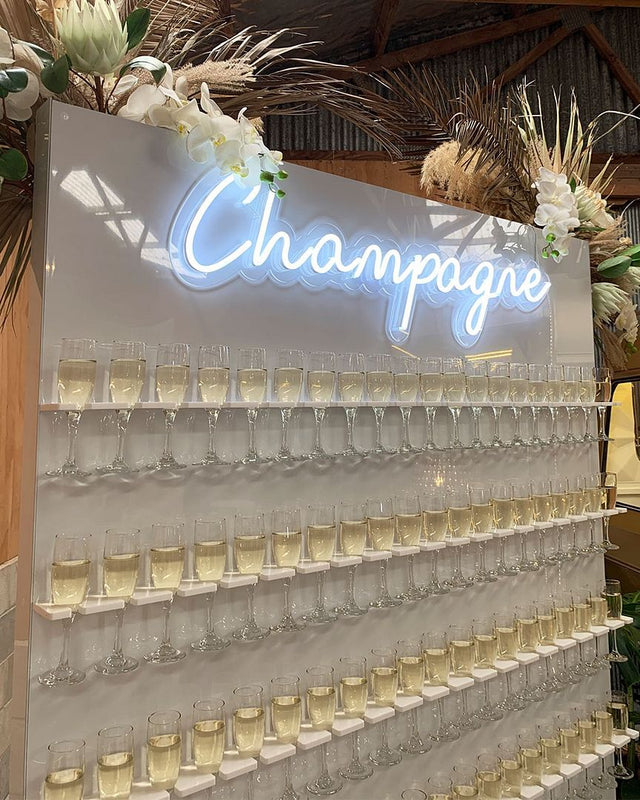 Champagne LED Neon Sign for Bar light up sign