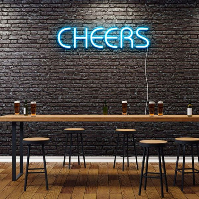 Cheers LED Neon Sign for Bar light up sign