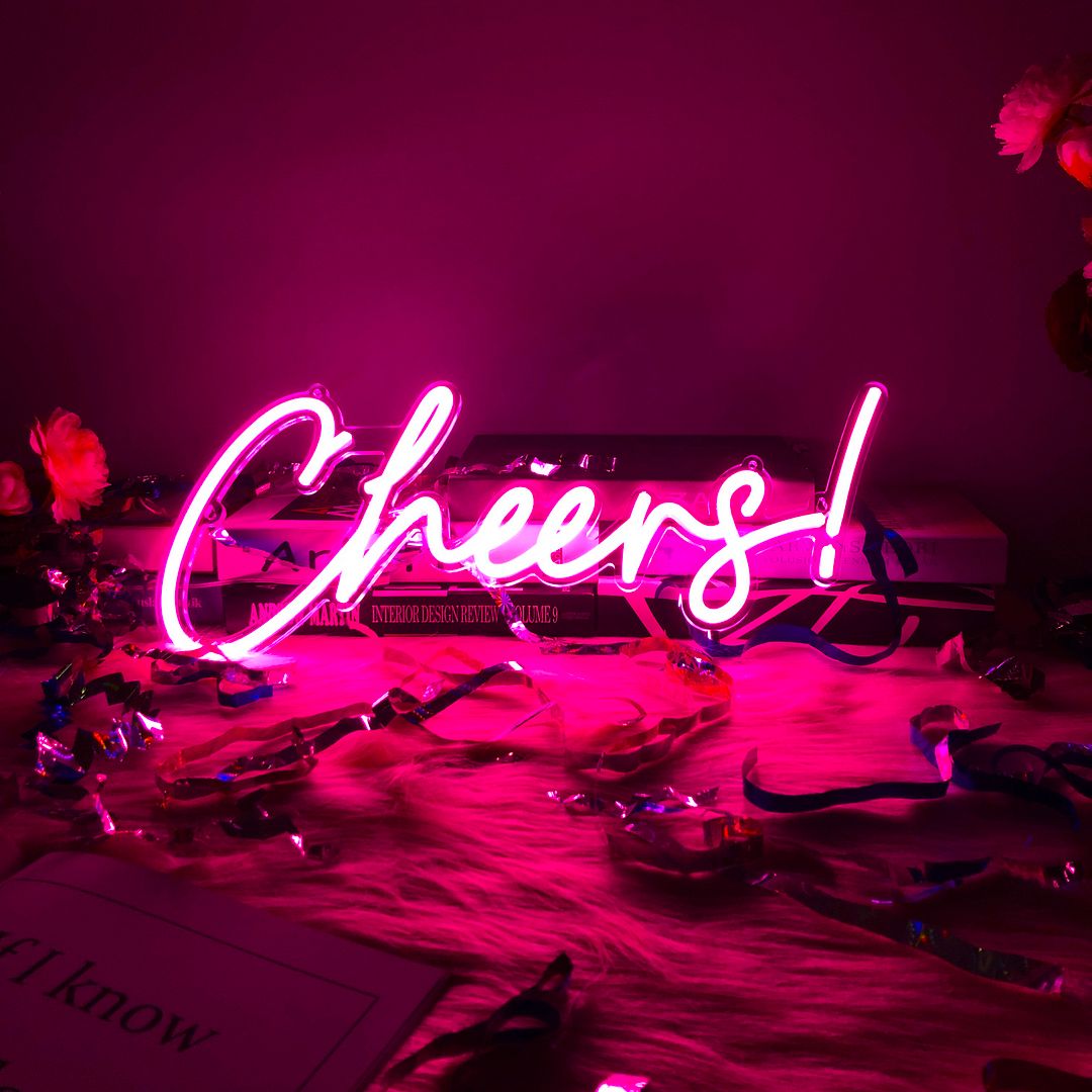 Cheers Led Sign Custom Made Neon Signs, Cheers Neon Sign, LED Business Sign – AOOS
