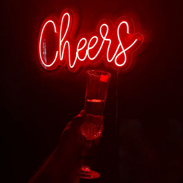 Cheers LED Neon Sign for Business light up sign