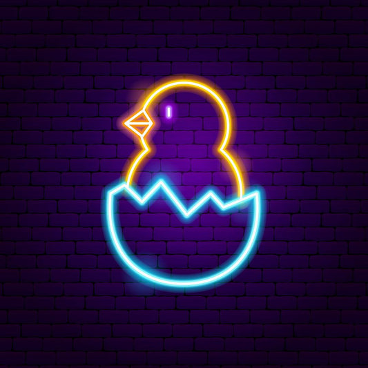 Chick Neon Sign