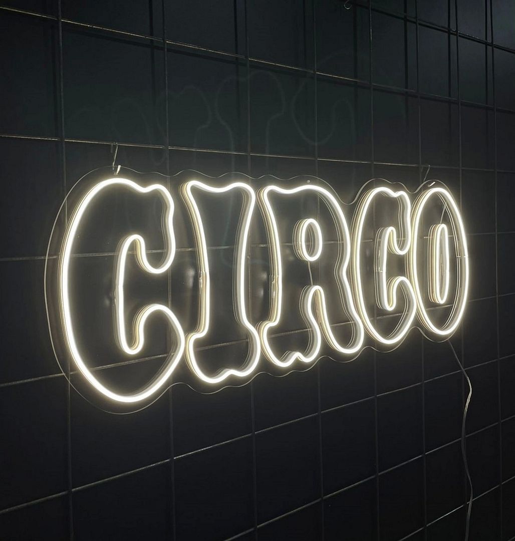 Circo Portuguese Circus Neon Sign