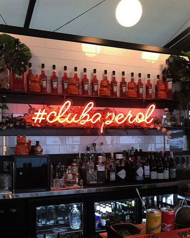 Club Aperol LED Neon Sign for Bar light up sign