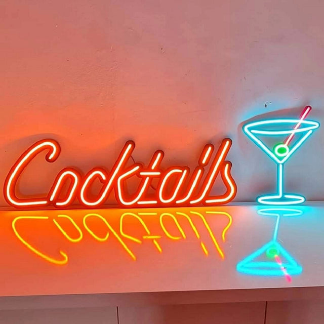 Cocktails Bar LED Neon Sign light up sign