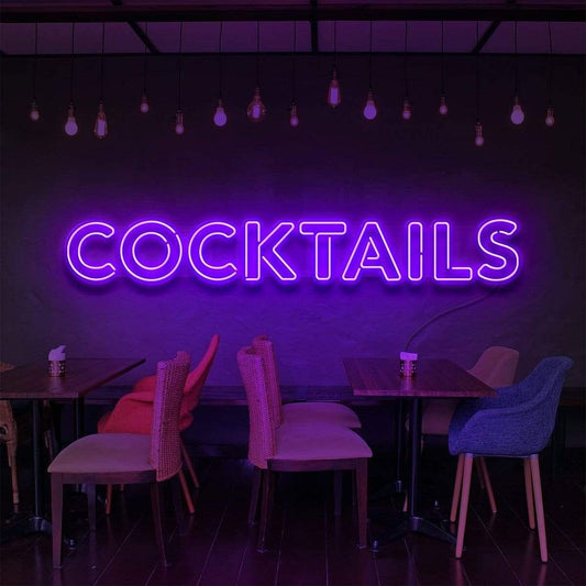Cocktails Neon Sign