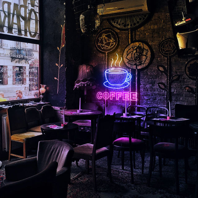 Coffee Cup LED Neon Sign light up sign
