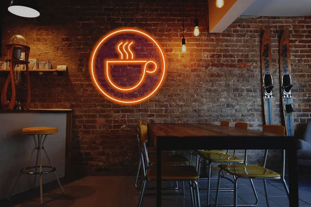 Coffee Cup LED Neon Sign light up sign