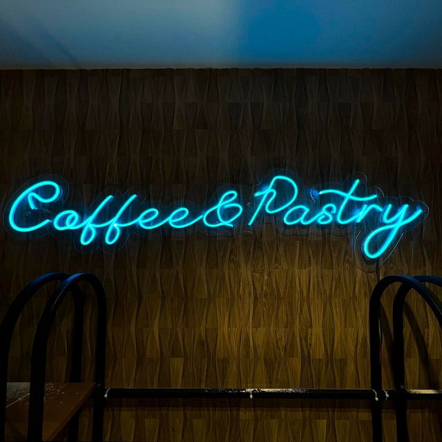 Coffee and Pastry LED Neon Sign for Bar light up sign