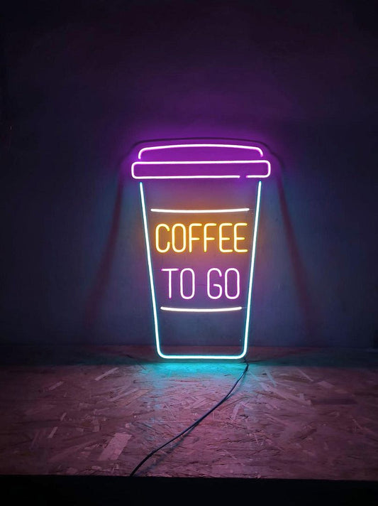 Coffee to Go Neon Sign