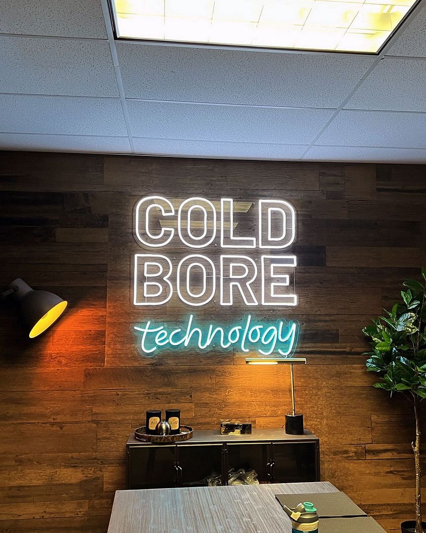 Cold Bore Technology Neon Sign
