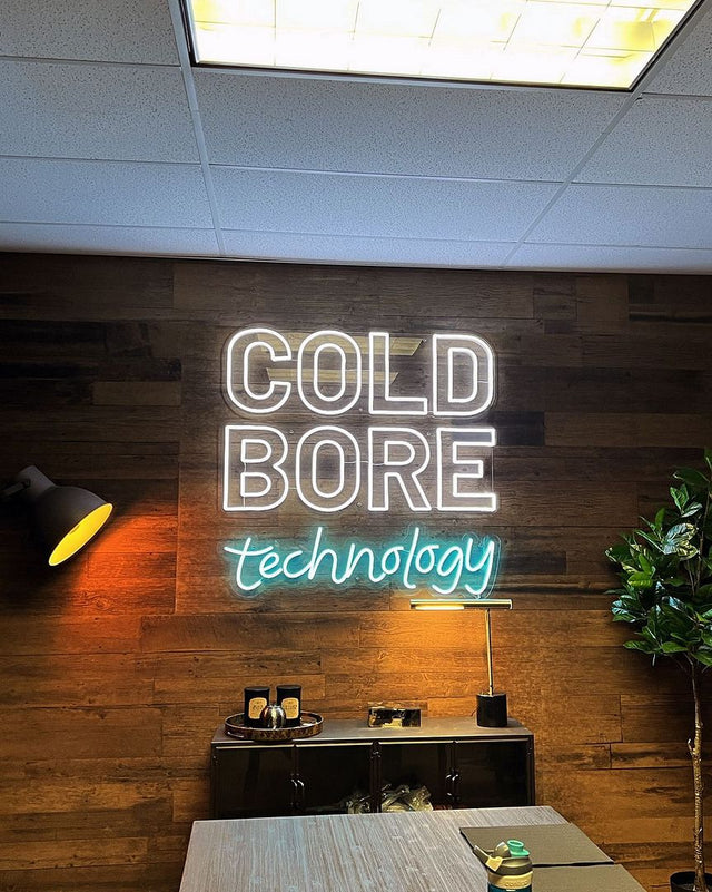 Cold Bore Technology LED Neon Sign for Storefront light up sign