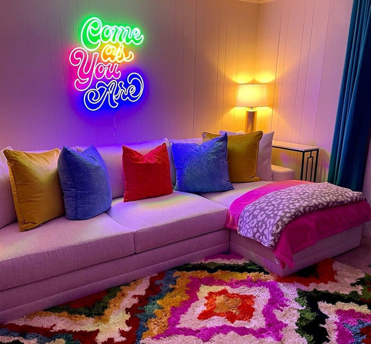 Come As You Are Neon Sign