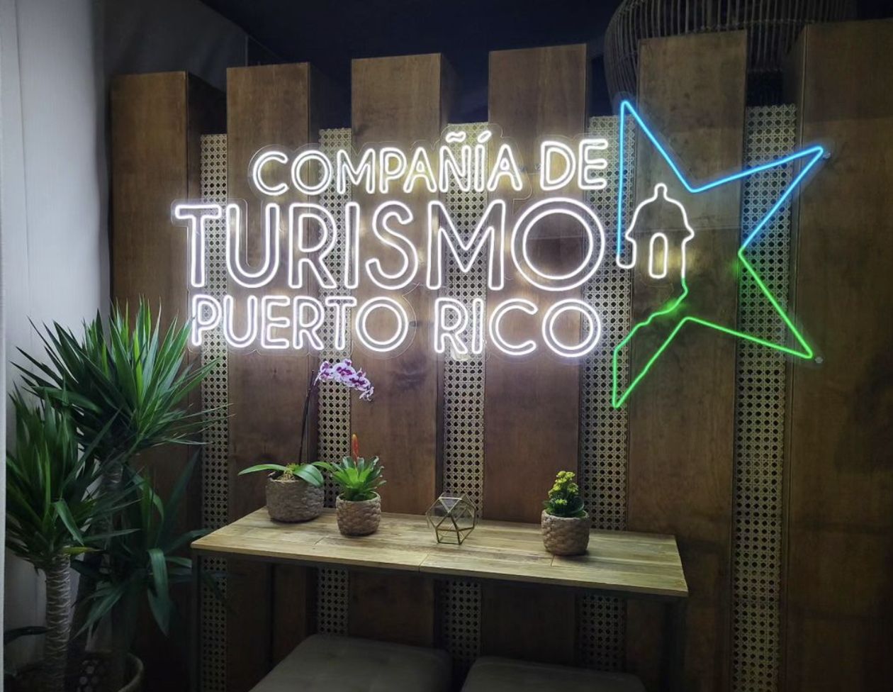 Compania De Turismo Puerto Rico Spanish Neon Sign
