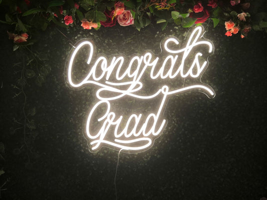 Congrats Grad Neon Sign