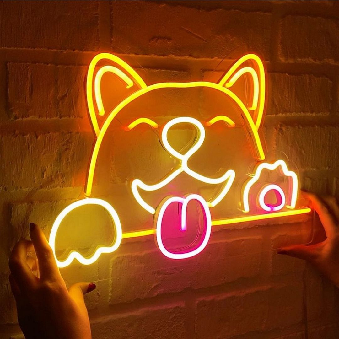 Corgi Dog Neon Sign