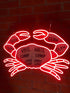 Crab Neon Sign The Butcher Sign