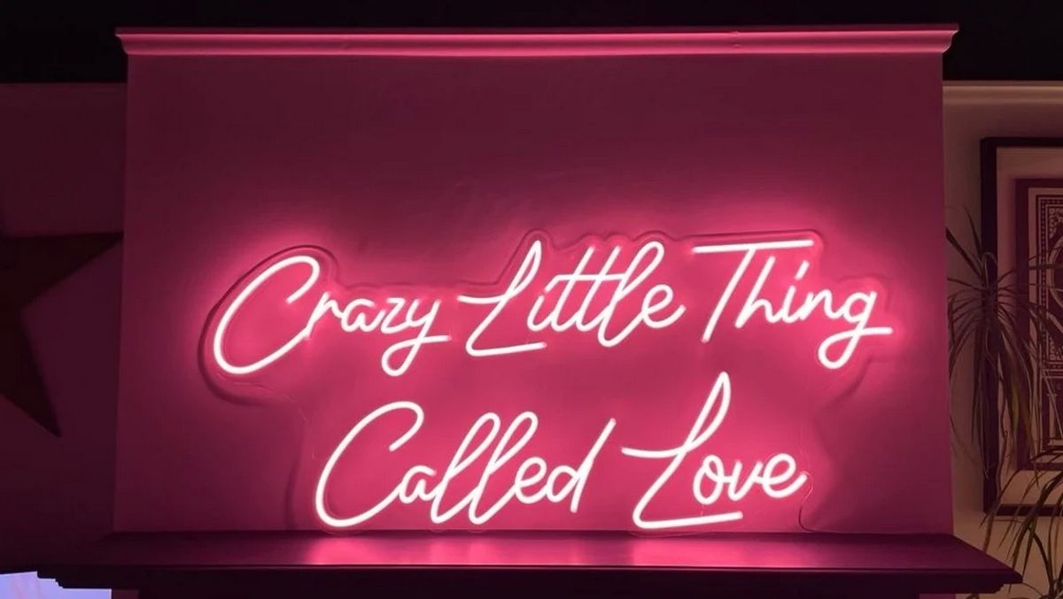 Crazy Little Thing Called Love Neon Sign