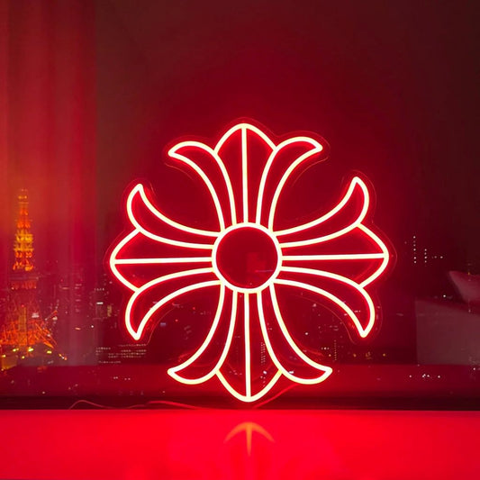 Cross Motif Neon Sign