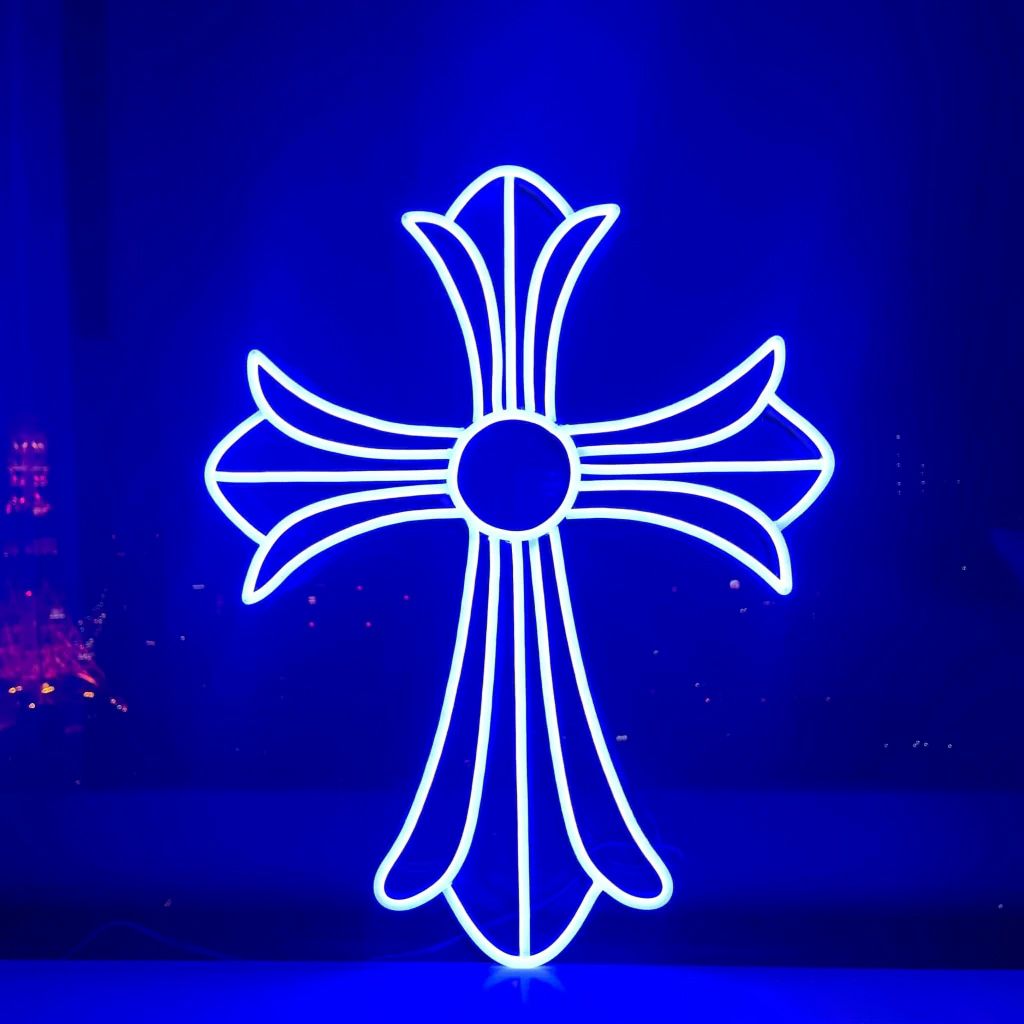 Cross Pattern Neon Sign