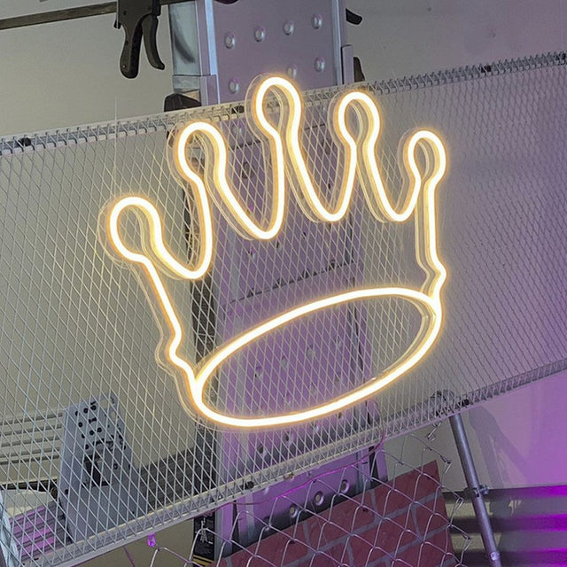 Crown LED Neon Sign for Man Cave light up sign