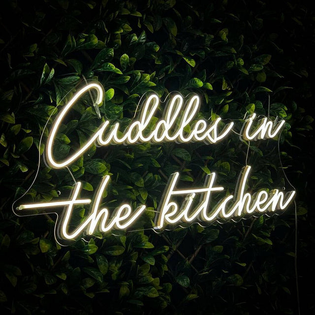 Cuddles in The Kitchen LED Neon Sign for Bar light up sign