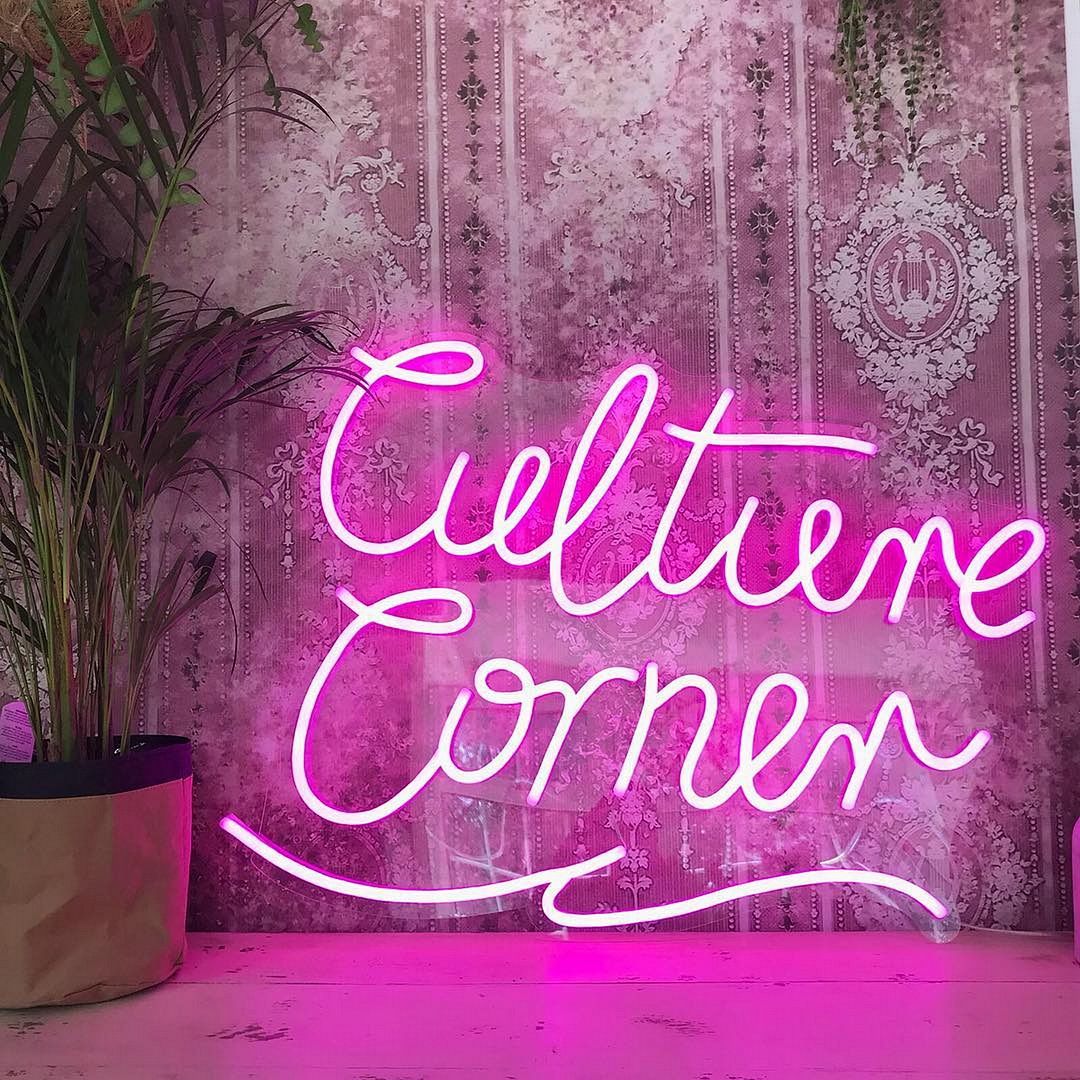 Culture Corner Neon Sign