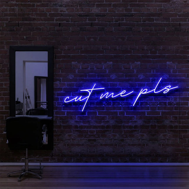 Cut Me Pls LED Neon Sign for Salon light up sign