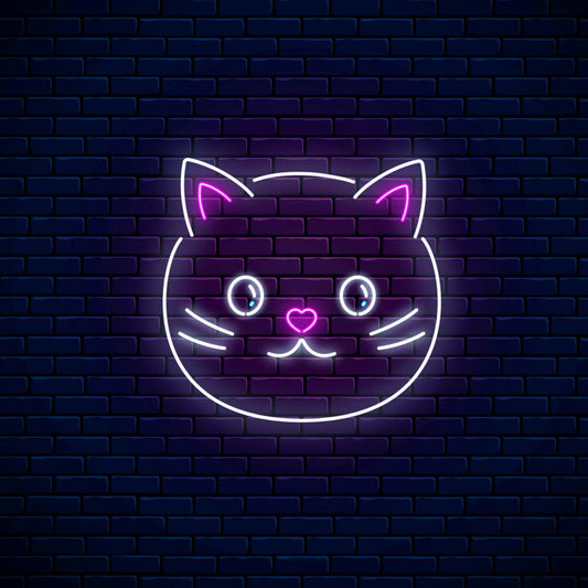 Cute Cat Neon Sign