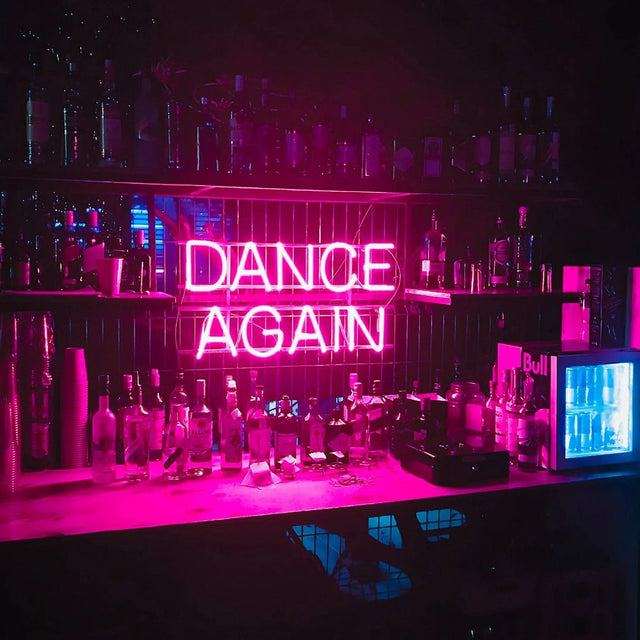 Dance Again LED Neon Sign for Party light up sign
