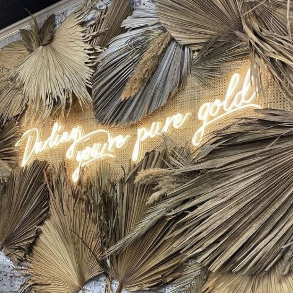 Darling You're Pure Gold Neon Sign