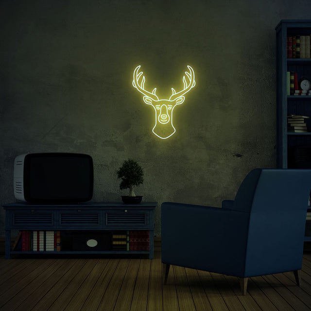 Deer LED Neon Sign for Wedding light up sign