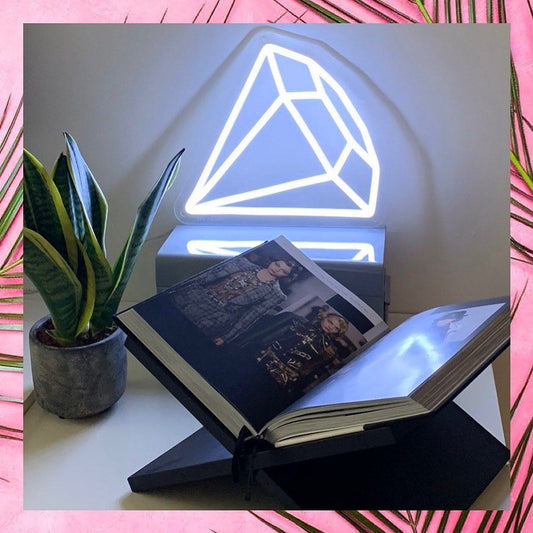 Diamond Neon Signs, Neon Lights, LED Neon Signs for Room, Bars Light Up Signs, Cool Neon Light Signs, Neon Wall Lights