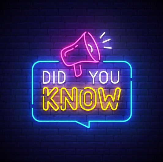 Did You Know Neon Sign