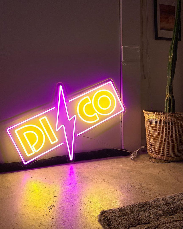 Disco LED Neon Sign for Bar light up sign