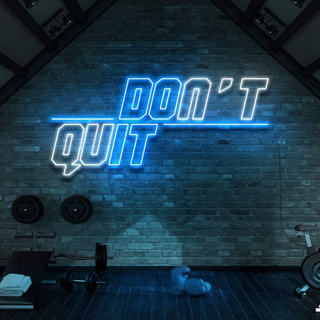 Don't Quit (Do It) LED Neon Sign for Storefront light up sign