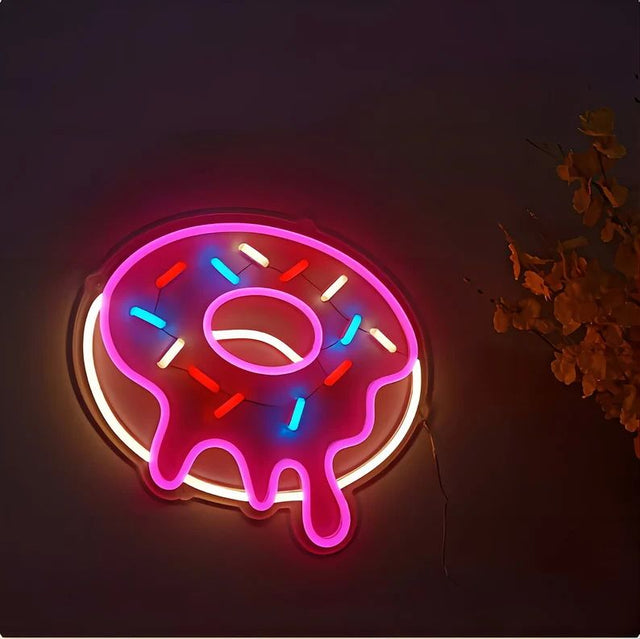 Donut LED Neon Sign for Bar light up sign