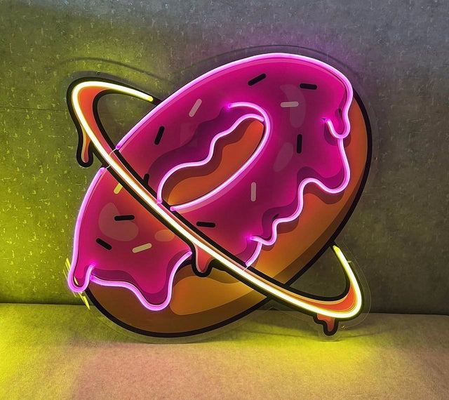 Doughnuts LED Neon Sign for Bar light up sign