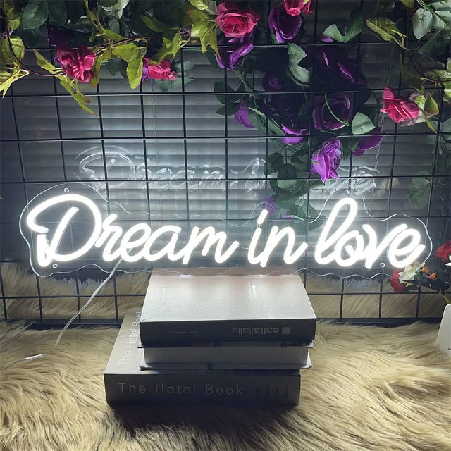 Dream in Love LED Neon Sign light up sign