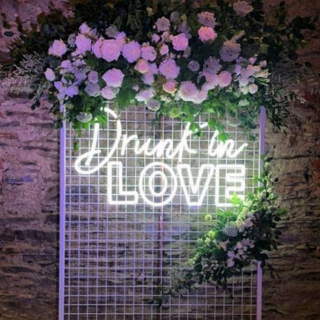 Drunk in Love Don't Quit Do it LED Neon Sign for Wedding light up sign