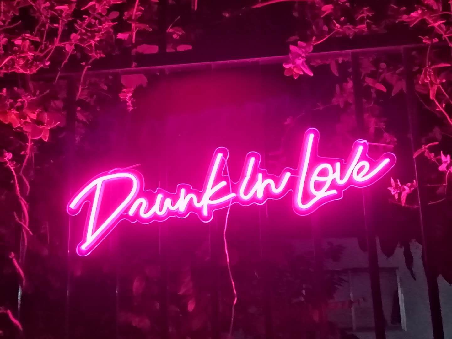 Custom Made Neon Signs, Drunk in Love Neon Sign, LED Business Sign