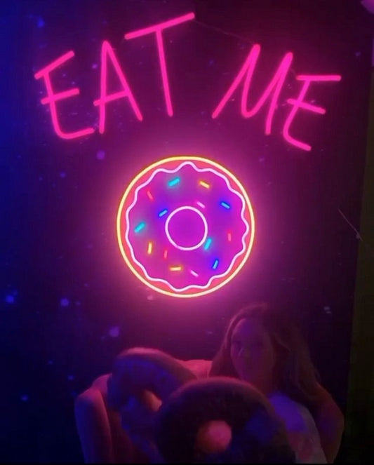 Eat Me Donuts Neon Sign