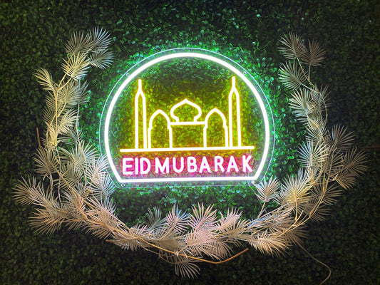 Eid Mubarak Neon Sign