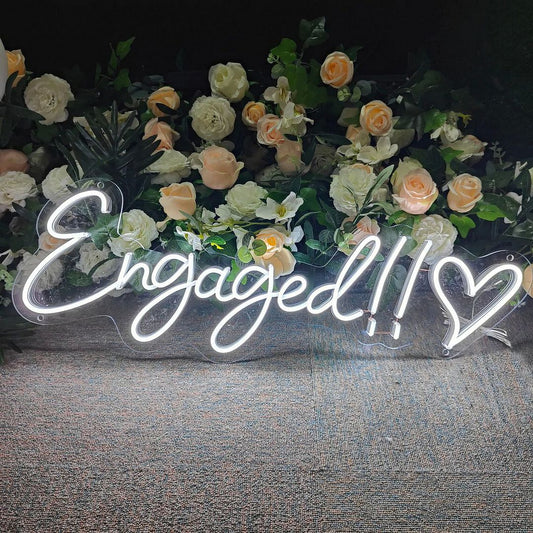 Engaged Neon Sign