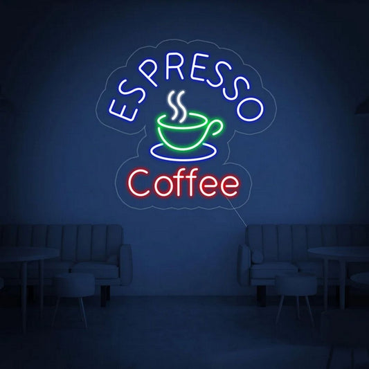 Espresso Coffee Neon Sign